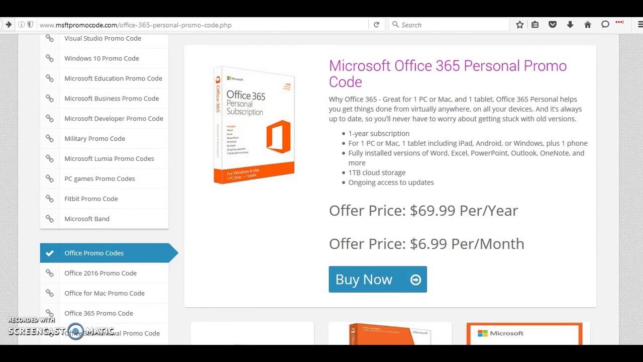 office 2016 for mac promo code